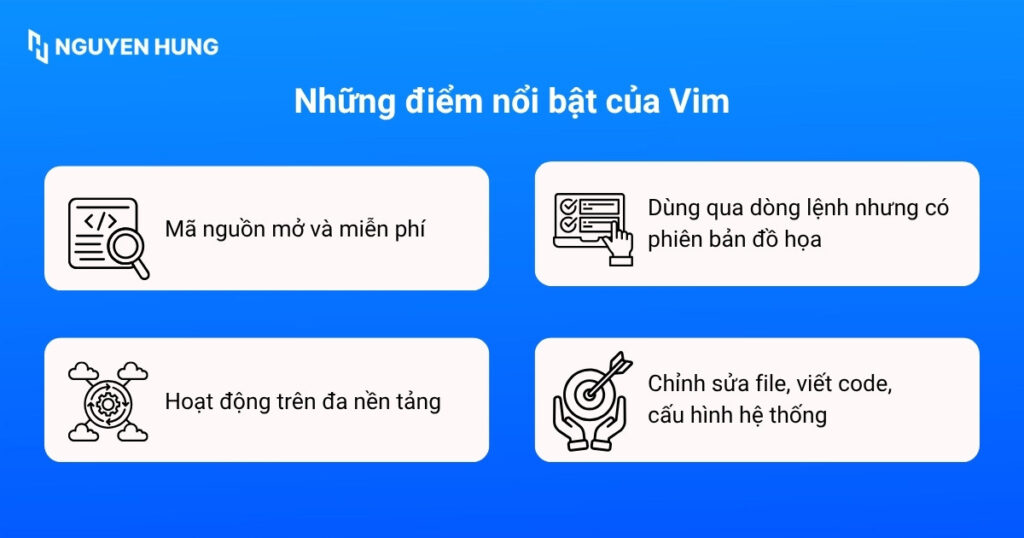 Những điểm nổi bật của Vim