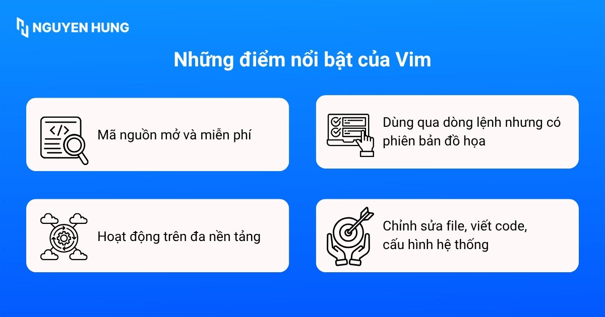 Vim Linux là gì? Hướng dẫn dùng trình soạn thảo văn bản Vim