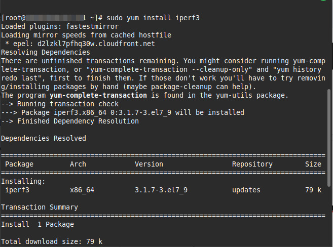 Cài đặt iperf3 trên CentOS